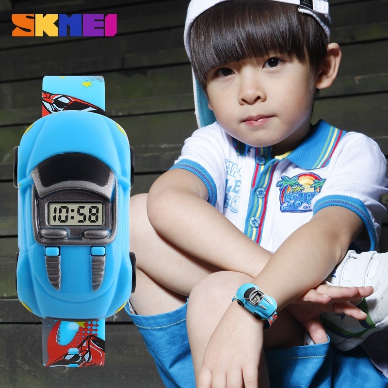 Nơi bán SKMEI Brand Watch 1241 Children Cartoon Digital Wristwatches Kids Boys Girls Outdoor Student Sports Watches Fashion Creative Black Car Clock - intl