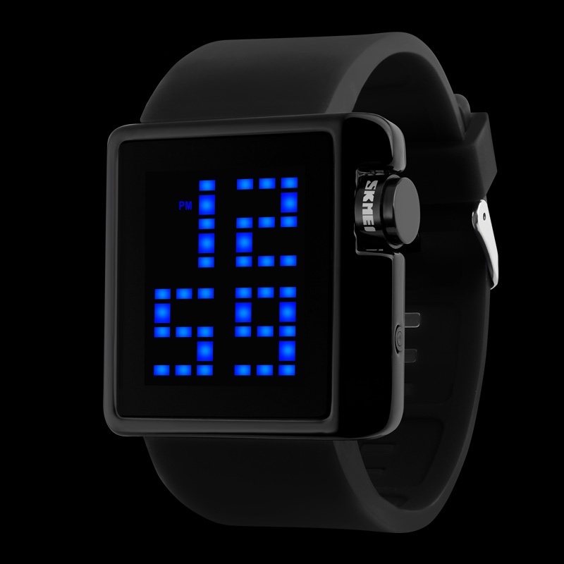 Nơi bán SKMEI Brand Watch Lovers Fashion Casual LED Digital Watch Men Dive 50M silicone Sports Watches Women dress wristwatches1145 - intl