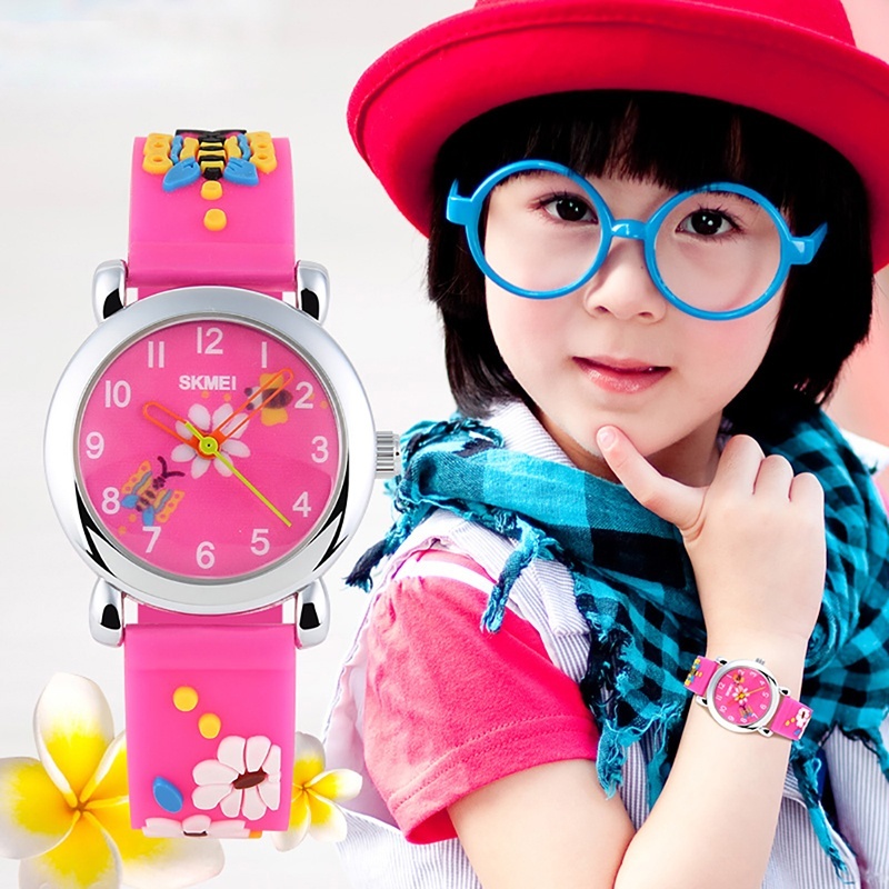 SKMEI Brand Watch Waterproof pointer jelly color male and female students watch fashion personality gift 1047 - intl bán chạy
