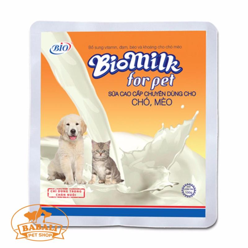 Sữa Bột Bio Milk Cho Chó gói 100gr