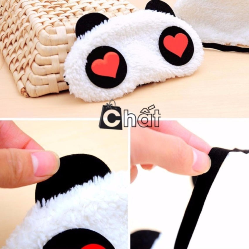 [Combo 10]Tấm Bịt Mắt Ngủ Hình Gấu Panda