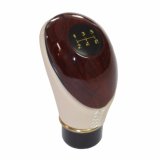 Tay nắm cần số cho ô tô màu Be vân gỗ (xe số sàn)