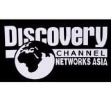 Tem dán DISCOVERY CHANNEL cho xe ô tô (Trắng)
