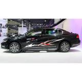 [HCM]Tem xe ô tô phong cách thể thao TS039 (trắng đỏ)