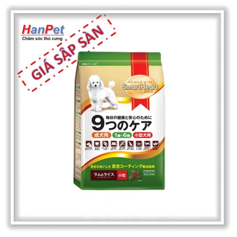 Thức ăn Smartheart Gold gói 1kg - loại cho chó cỡ nhỏ (Lazadiep 216)