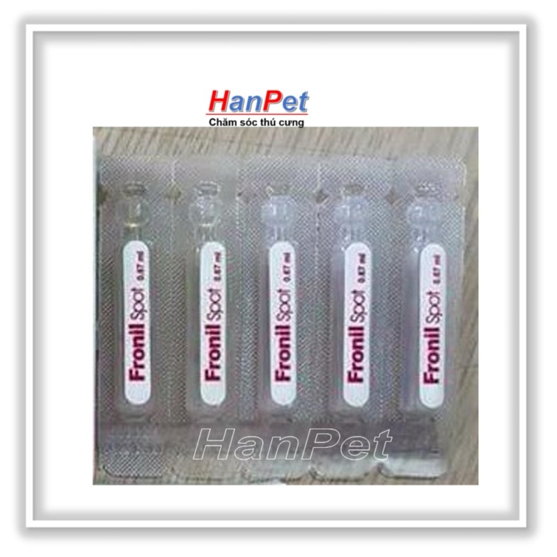 {Miễn phí HN+HP}-(1 ống) nhỏ gáy trị ve rận FRONIL SPOT dạng ống (dùng cho mọi loại chó) hanpet 116