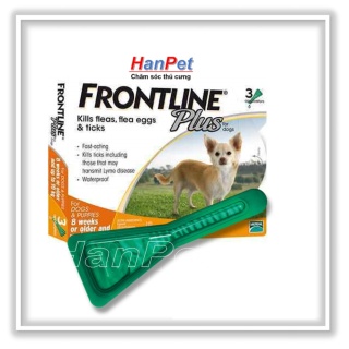 Miễn phí HN+HP -Nhỏ gáy trị ve rận FRONTLINE FLUS Nhập từ Pháp chó nhỏ 8 thumbnail