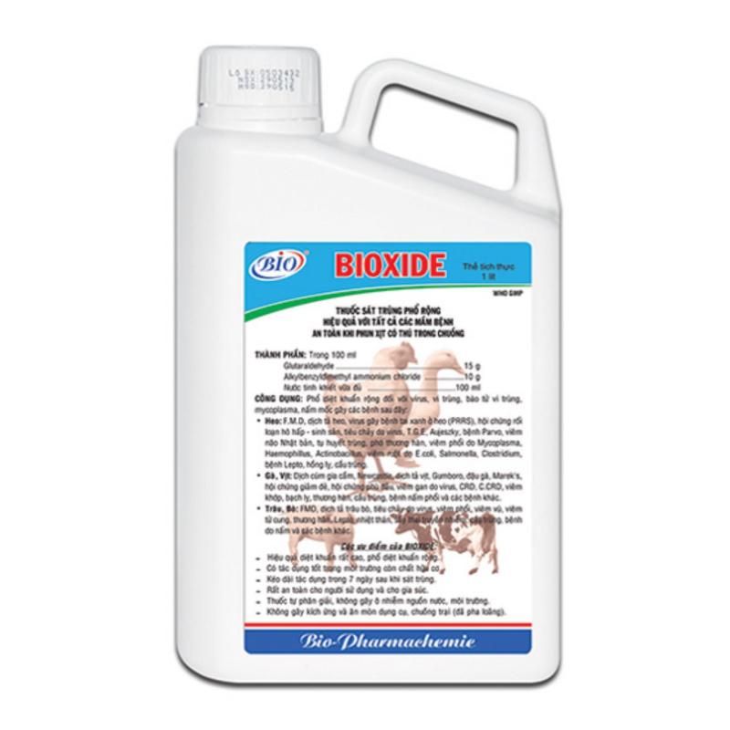 Thuốc sát trùng trang trại - tiêu diệt vi khuẩn virus - Bioxide 1 lít