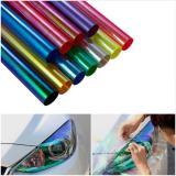 (Tím Xà Cừ - 30x100cm) Phim dán chóa đèn xe giúp thay đổi màu sắc