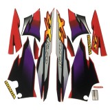 [NGHÍA VÔ ĐÂY] Bộ tem cực đẹp cho xe WAVE ZX màu đỏ tím  chữ bền đẹp OX01-ABC