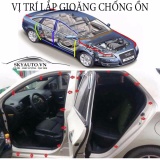 [Hỗ trợ lắp đặt tại Hà Nội] Trọn bộ gioăng cao su chống ồn, chống bụi cho xe hơi 4 chỗ KIA Morning