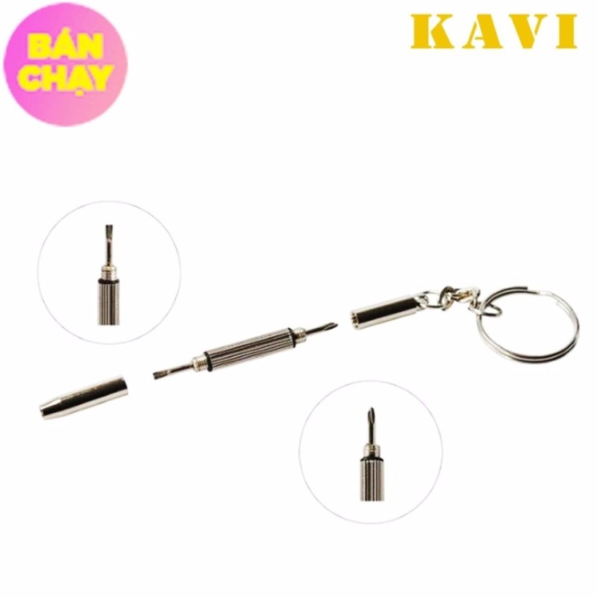 Tua vít sửa kính kiêm móc khóa kavi