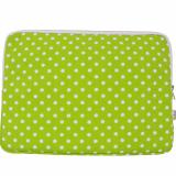 Macbook Sleeve 13 inch with White Polka Dot