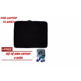 Túi chống sốc Laptop 15.6 Inch + bộ vệ sinh Laptop 4 món