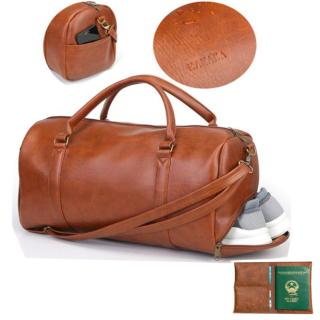 Túi du lịch cỡ lớn Hanama N5 chống nước, thêm ngăn để giày cao cấp TẶNG ví passport C10( vàng bò) thumbnail