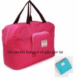 Túi Xách Du Lịch Gấp Gọn Tt45 (Hồng Đậm) (Hồng)