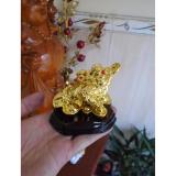 Tượng Thiềm Thừ xi mạ  vàng  cao cấp CX08 (Thiềm Thừ)