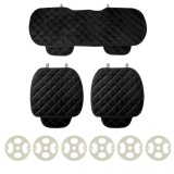 UINN 3 cái/bộ Đệm Lót Ghế Ô Tô Mặt Trước Sau Nệm Ghế Ngồi Xe cho Ghế Thảm-quốc tế