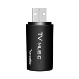 USB Bluetooth Stereo Audio Transmitter 3.5mm Music Dongle Adapter for TV PC - intl