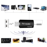 USB Bluetooth Stereo Audio Transmitter 3.5mm Music Dongle Adapter   for  TV PC  -  intl
