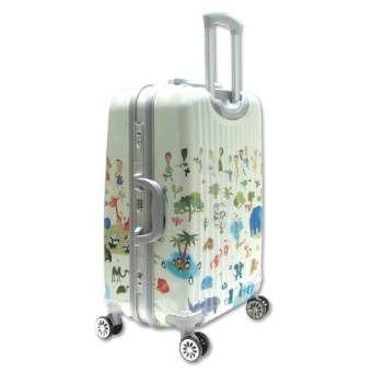 Vali nhựa hình cần kéo to khung cứng We Are The World size 24 Inch TA191