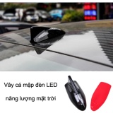 Vây cá mập đèn LED loại đặc biệt - năng lượng mặt trời (màu đen)