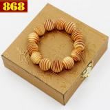 Vòng chuỗi đeo tay gỗ Huyết long 18 ly 13 hạt + hộp