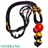 Vòng cổ mạng hỏa mã não opal trạm rồng gemstone bank
