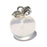 Vòng cổ quả táo Thạch Anh hồng Rose Quartz