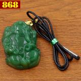 Vòng cổ tượng Tỳ hưu đá thạch anh xanh MTH1