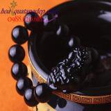 Vòng đá tỳ hưu đen 12 ly