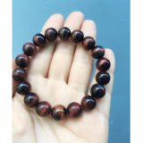 [HCM]Vòng đeo tay đá mắt hổ nâu đen 10 ly