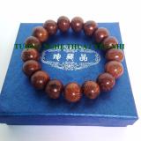 Vòng đeo tay phong thủy gỗ Muồng vân thớ ngang hạt 12mm