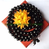 Vòng tay 108 hạt gỗ Mun Sừng cao cấp 6mm