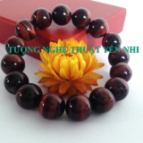 Vòng tay cao cấp Mắt hổ Đỏ thiên nhiên size hạt 12mm
