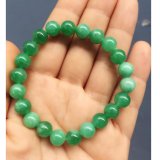 [HCM]Vòng tay đá cẩm thạch xanh lá 8ly