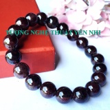Vòng tay đá Garnet thiên nhiên size hạt 8mm