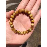 [HCM]Vòng tay đá mắt hổ tâm vàng 8mm. ( VIP)
