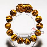 Vòng tay đá mắt hổ tỳ hưu thiên nhiên 16ly