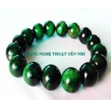 Vòng tay đá mắt hổ xanh cao cấp 12mm