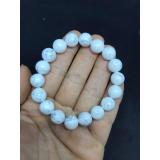 [HCM]VÒNG TAY ĐÁ SAN HÔ TRẮNG .10LY.( TẶNG THÊM HẠT VÀ DÂY THAY THẾ )