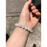 Vòng tay đá thạch anh bọt tuyết 10ly