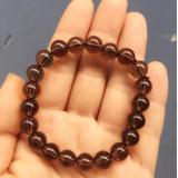 [HCM]Vòng tay đá thạch anh khói xám 8 ly