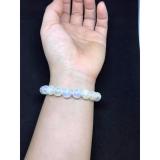 Vòng tay đá thạch anh trắng tuyết 10ly