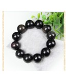 Vòng tay đá thủy tinh núi lửa obsidian 10ly-tt3