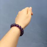 Vòng tay đá topaz tím 10ly