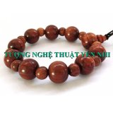 Vòng tay gỗ cẩm lai cao cấp 14mm xen 8mm