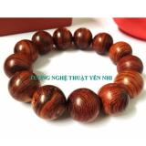 Vòng tay gỗ sưa đẳng cấp hạt 18mm vân vip