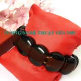 Vòng tay Mã não bản sọc size 20mm