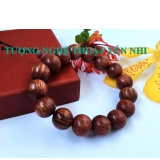 Vòng tay phong thủy cao cấp gỗ Hương đỏ hạt 12mm
